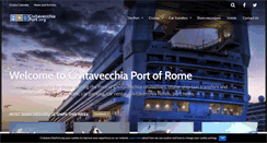 Desktop Screenshot of civitavecchiaport.org