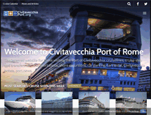Tablet Screenshot of civitavecchiaport.org